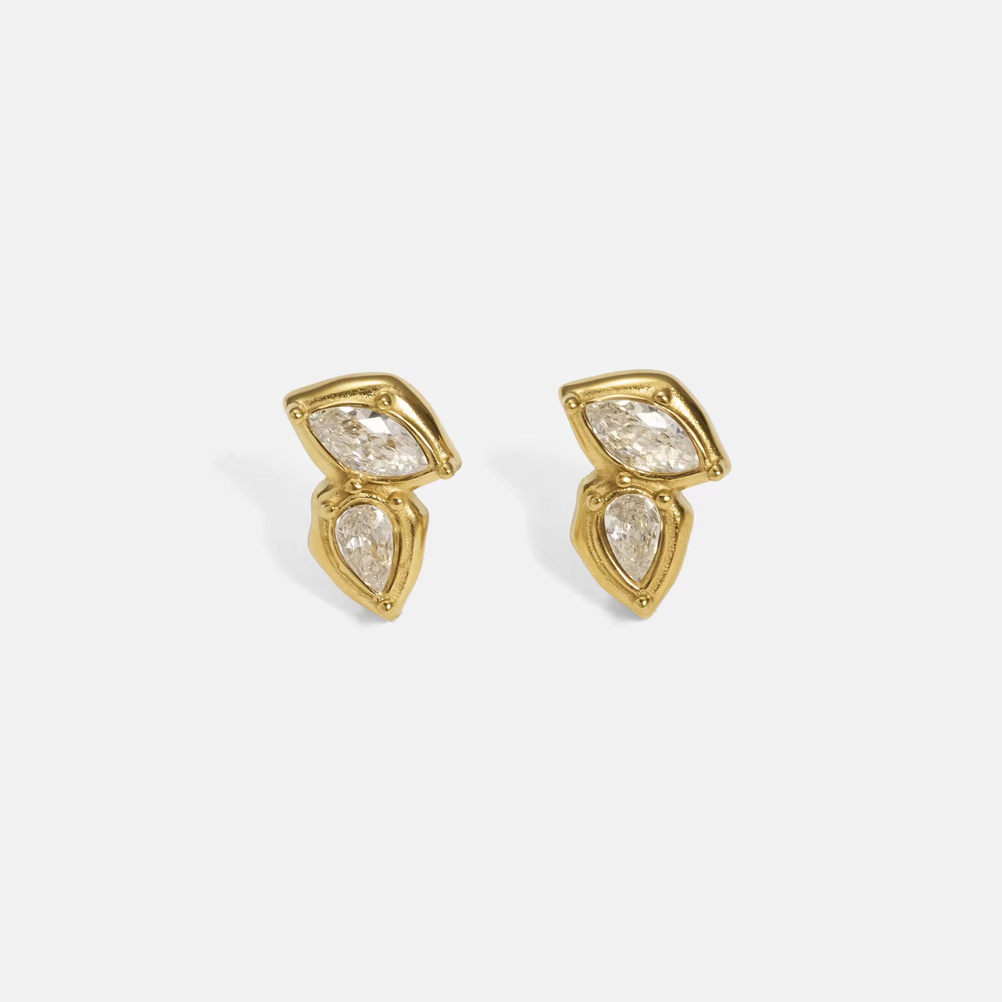 Gold Ariel Earrings