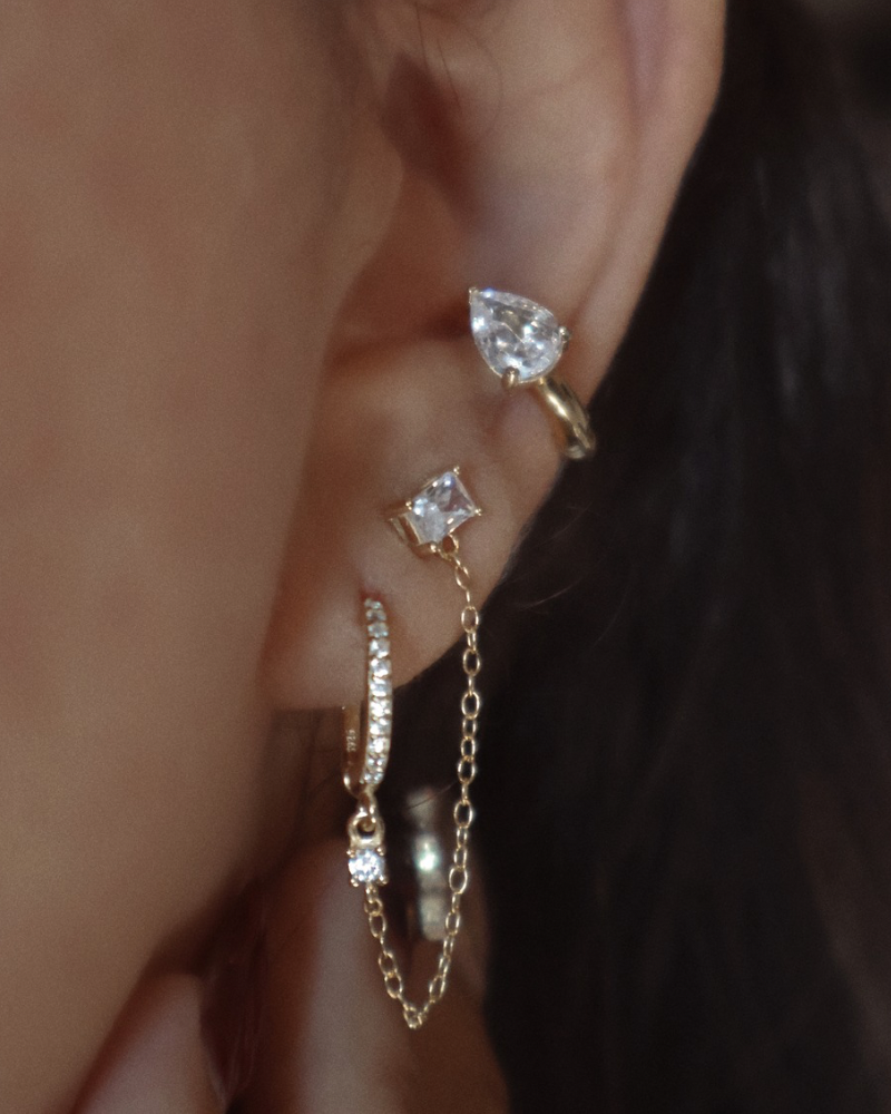Teardrop CZ Cuff