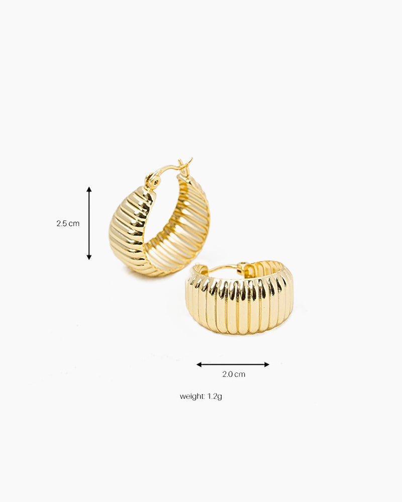 Cabo Hoops | 25mm Gold-Filled