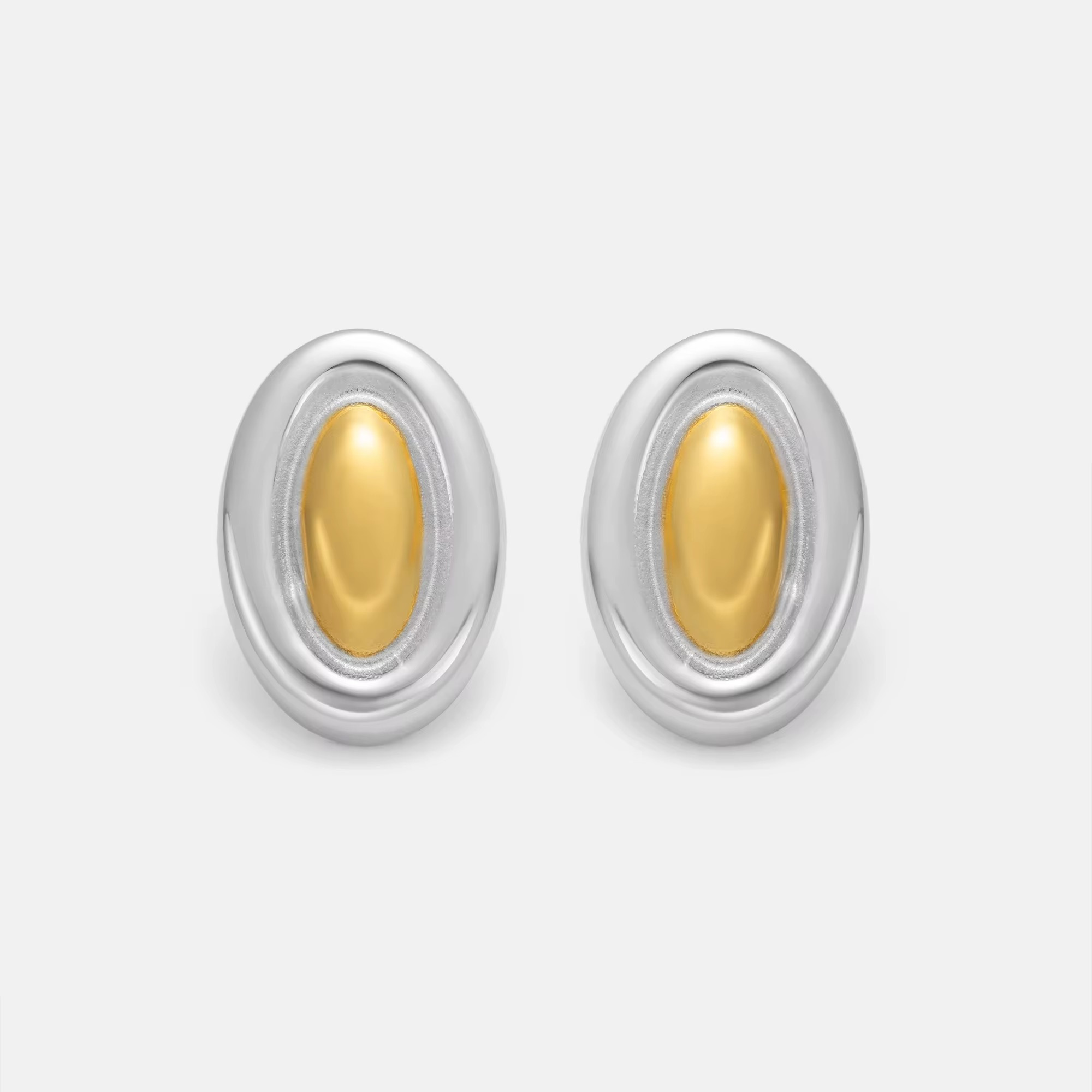 Two Tone Maison Earrings
