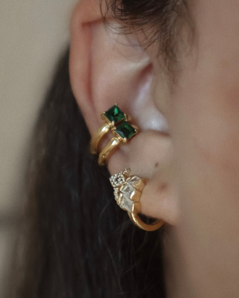 Green Square CZ Cuff