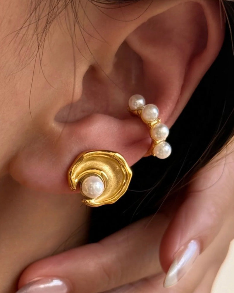 Classical Pearl Ear Cuffs
