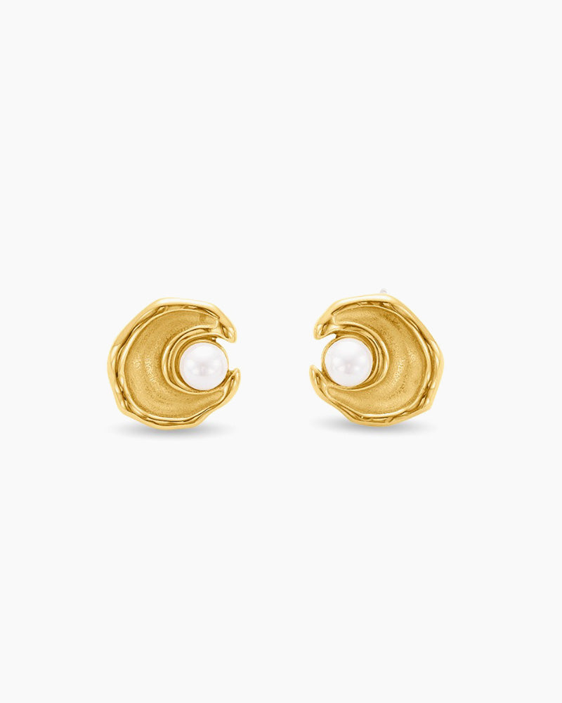 Classical Small Pearl Earrings