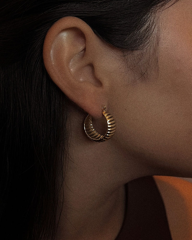 Cabo Hoops | 25mm Gold-Filled