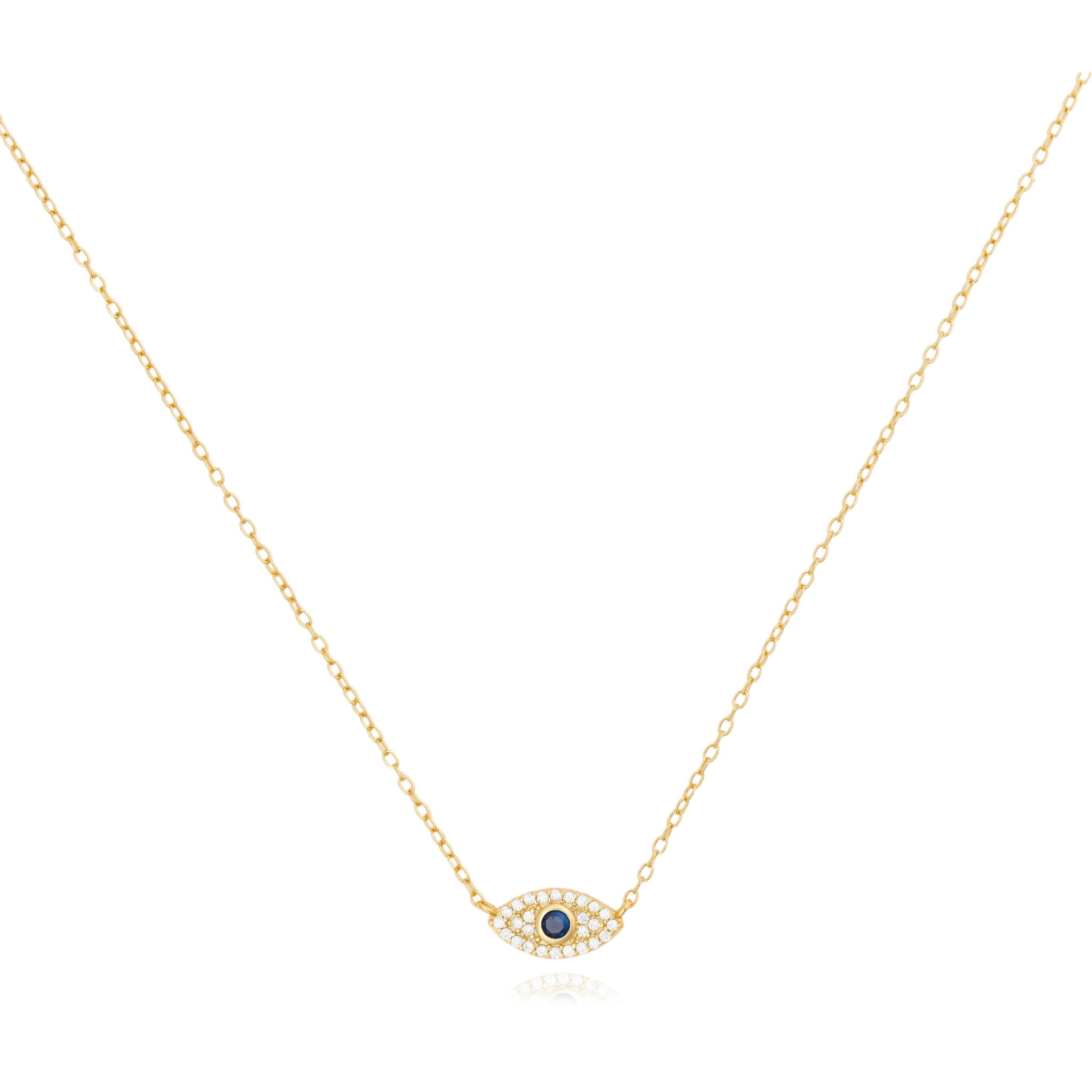 Evil Eye Necklace | Gold