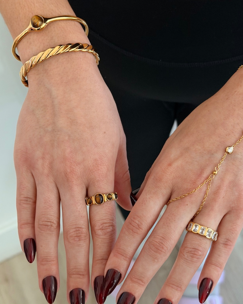 Brown Tiger Eye Bangle