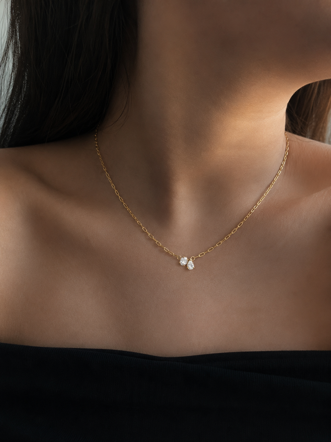 Zira CZ Minimalist Necklace