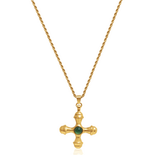 Load image into Gallery viewer, Golden Glory Necklace | Green Tiger Stone
