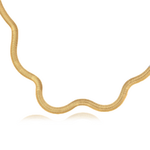 Load image into Gallery viewer, Mia Herringbone Necklace | Gold

