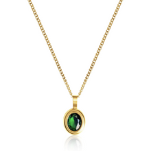 Load image into Gallery viewer, Lani Green CZ Necklace
