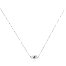Load image into Gallery viewer, Evil Eye Necklace | Silver

